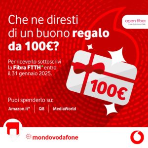 ottieni un fantastico buono regalo da 100€!