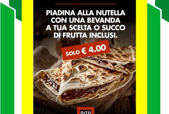 Piadina alla nutella PROMO REGGIANA DAY